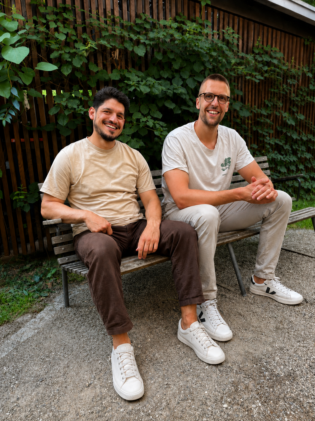 Ahmad Kuhlmann Balkiss og Oliver Levin Dehnfjeld sammen